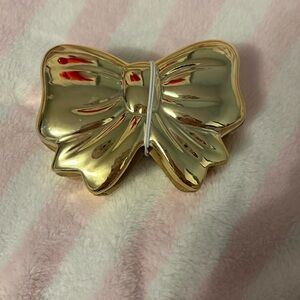Chic Gold Bow Jewelry Box